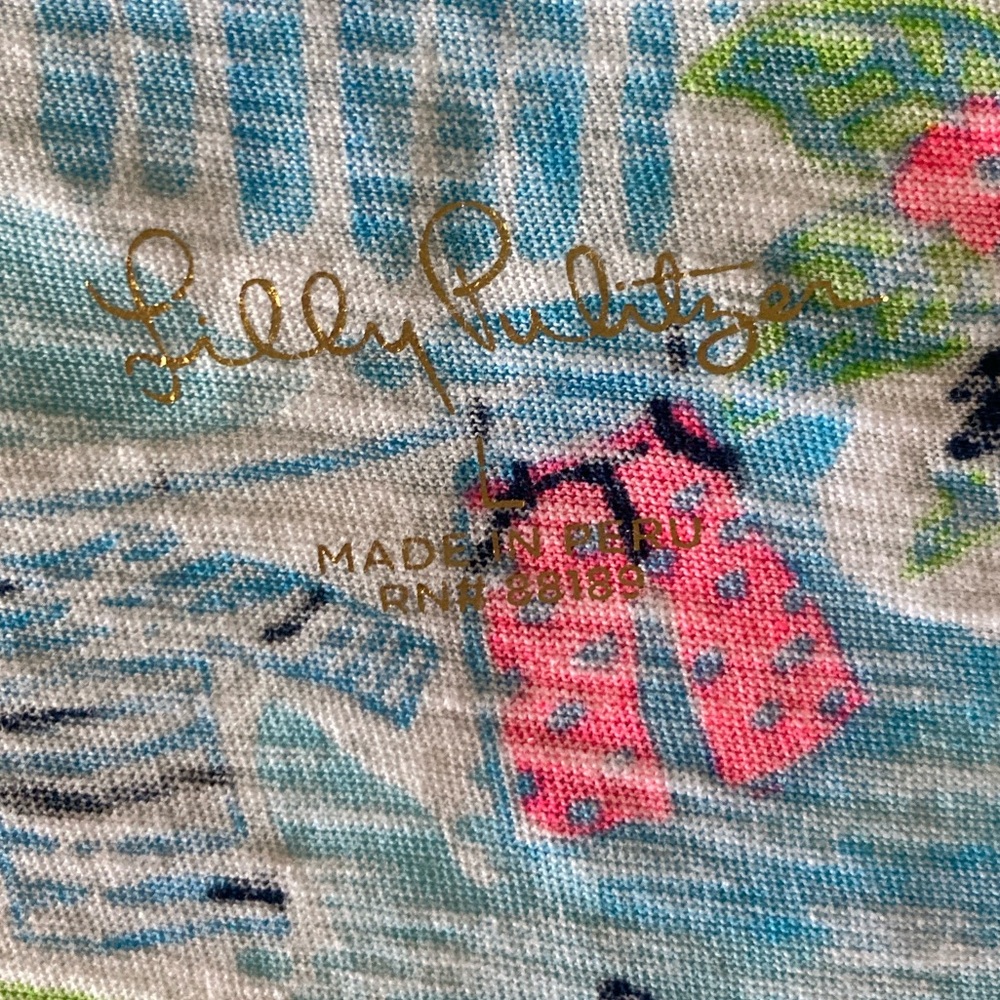 Lilly Pulitzer Etta V Neck Top NWOT!! - Picture 5 of 11